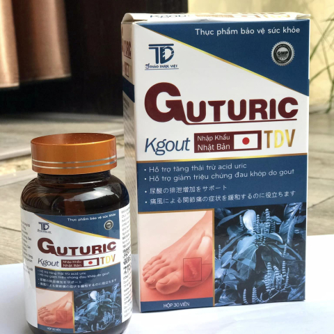 Guturic - Viên uống hỗ trợ người bị gút nhập khẩu Nhật Bản