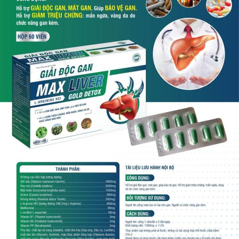 GIẢI ĐỘC GAN MAX LIVER GOLD DETOX